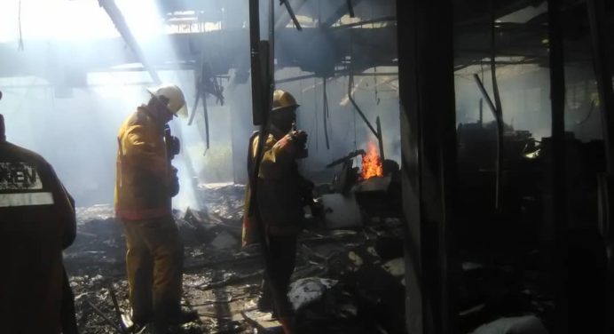 Se incendió sede del Inces Monagas en Las Cocuizas