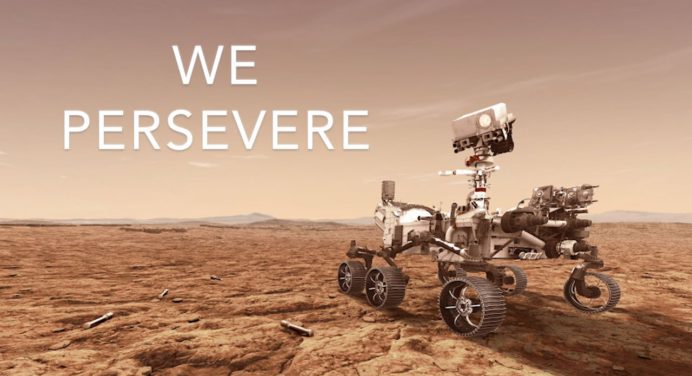 El vehículo Perseverance llegó con éxito a Marte