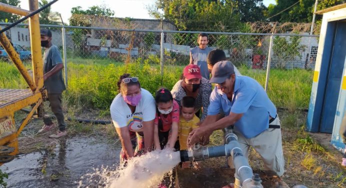 Tres mil 600 familias de Maturín favorecidas al reactivar nueve pozos de agua