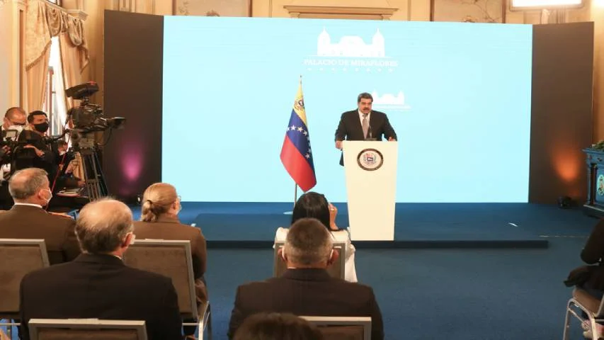 Nicolás Maduro rueda de prensa