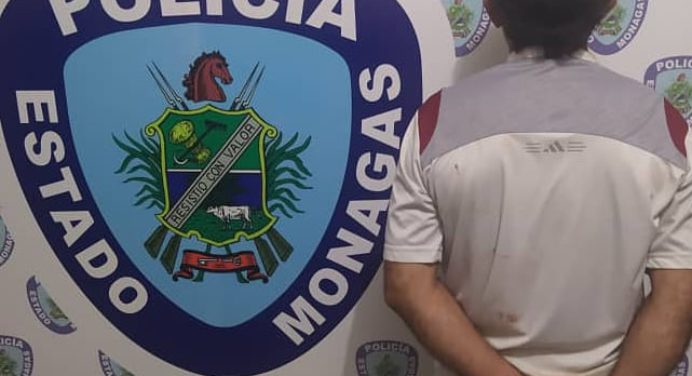 Polimonagas detuvo en La Gran Victoria a sujeto por presunta violación a su hijastro