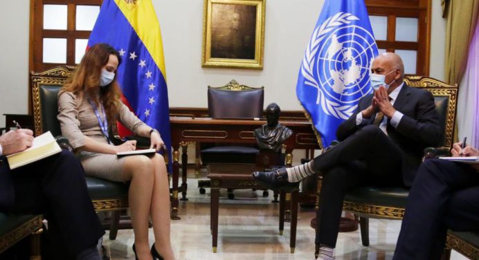 Jorge Rodríguez se reunió con relatora especial de la ONU