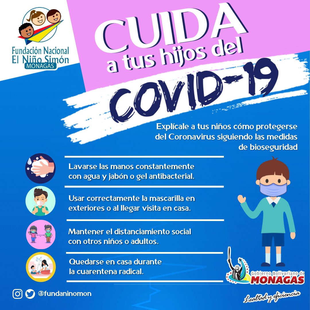 prevención del covid-19 fundación del Niño
