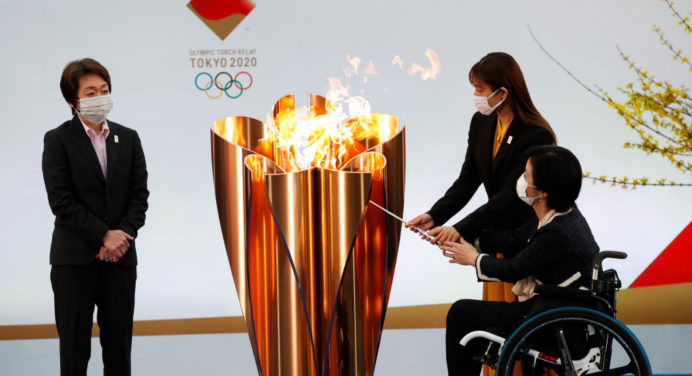Arranca el relevo de la antorcha olímpica para los JJOO de Tokio