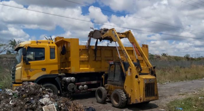 En La Gran Victoria la Alcaldía de Maturín realiza jornada de recolección de desechos