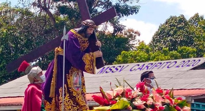 Imagen del Nazareno recorrerá Caripito sin feligreses este Miércoles Santo