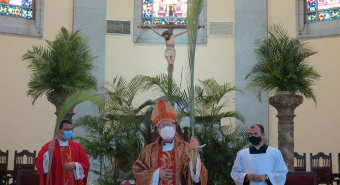 En la Catedral de Maturín se recordó la entrada triunfal de Jesús a Jerusalén