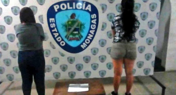 Detenidas dos mujeres en Tipuro II por robar celulares