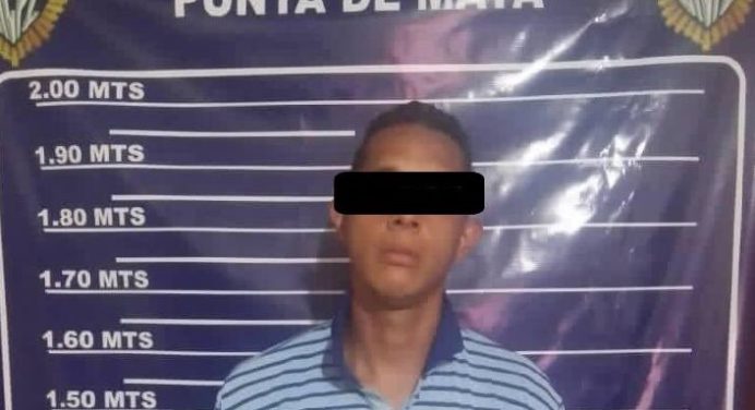Detenido en Punta de Mata por robo de teléfono