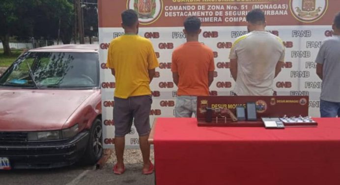 GNB Monagas detuvo a presuntos integrantes de la banda «El Lalo»