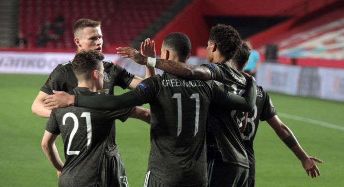 Manchester United venció al Granada de Yangel y Machís en Europa League
