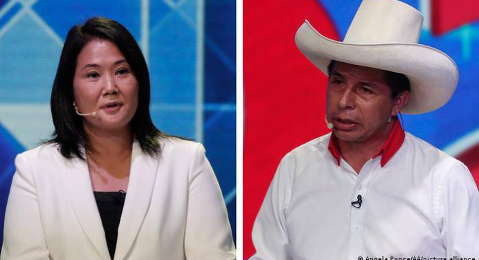 Keiko vs. Castillo irán al balotaje por la presidencia de Perú
