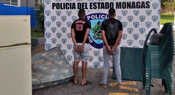 Polimonagas detuvo a sujetos por robar en residencia de San Vicente