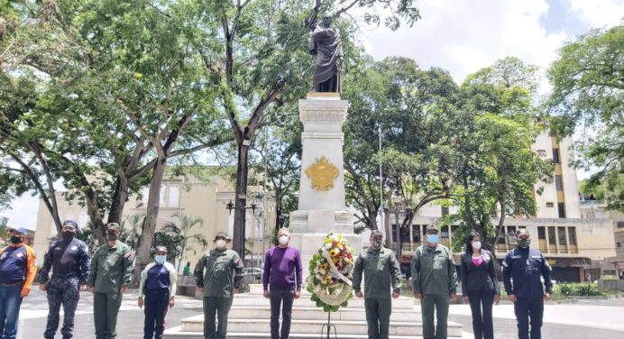 Autoridades conmemoran 211 años del 19 de abril en Maturín