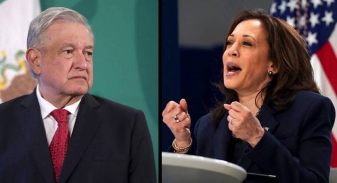 López Obrador y Kamala Harris tendrán encuentro digital el 7 de mayo