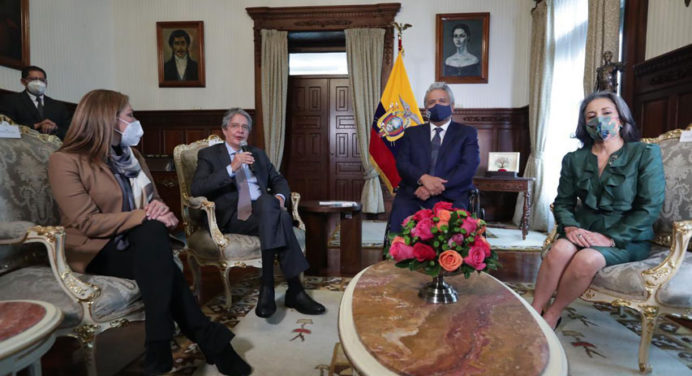Transición en Ecuador: Moreno sostuvo encuentro con Lasso