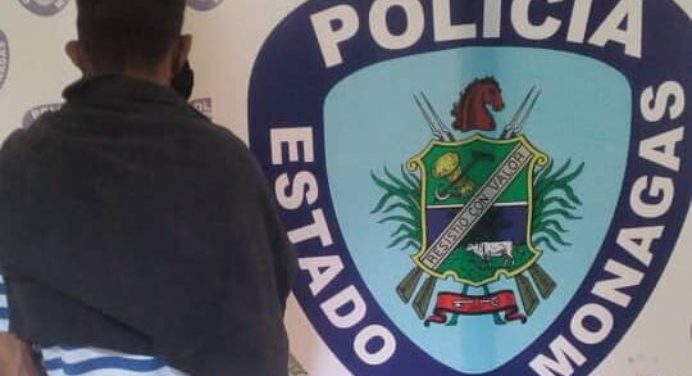 Polimonagas detuvo a un sujeto por violencia de género