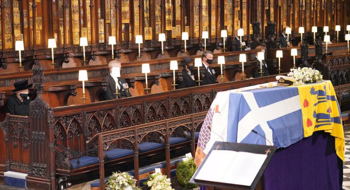 Solemne funeral despidió al Príncipe Felipe en Windsor