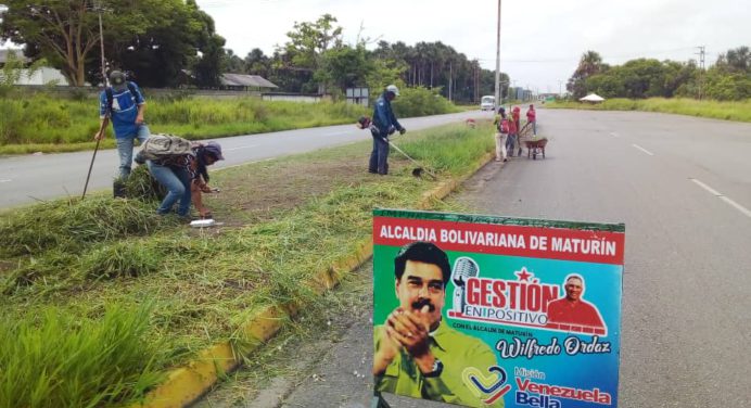 Alcaldía de Maturín avanza en la jornada de embellecimiento en el municipio