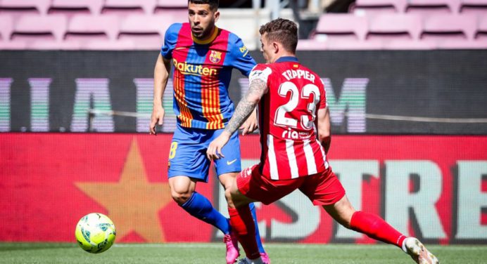 Barcelona y Atlético de Madrid empataron en el Camp Nou