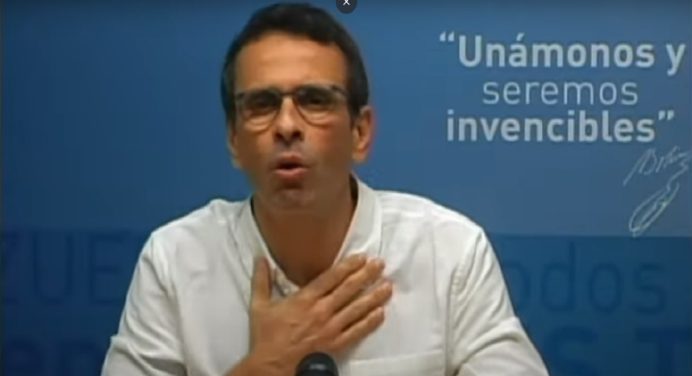 Henrique Capriles: Nuevo CNE es un paso a la reconstrucción política del país