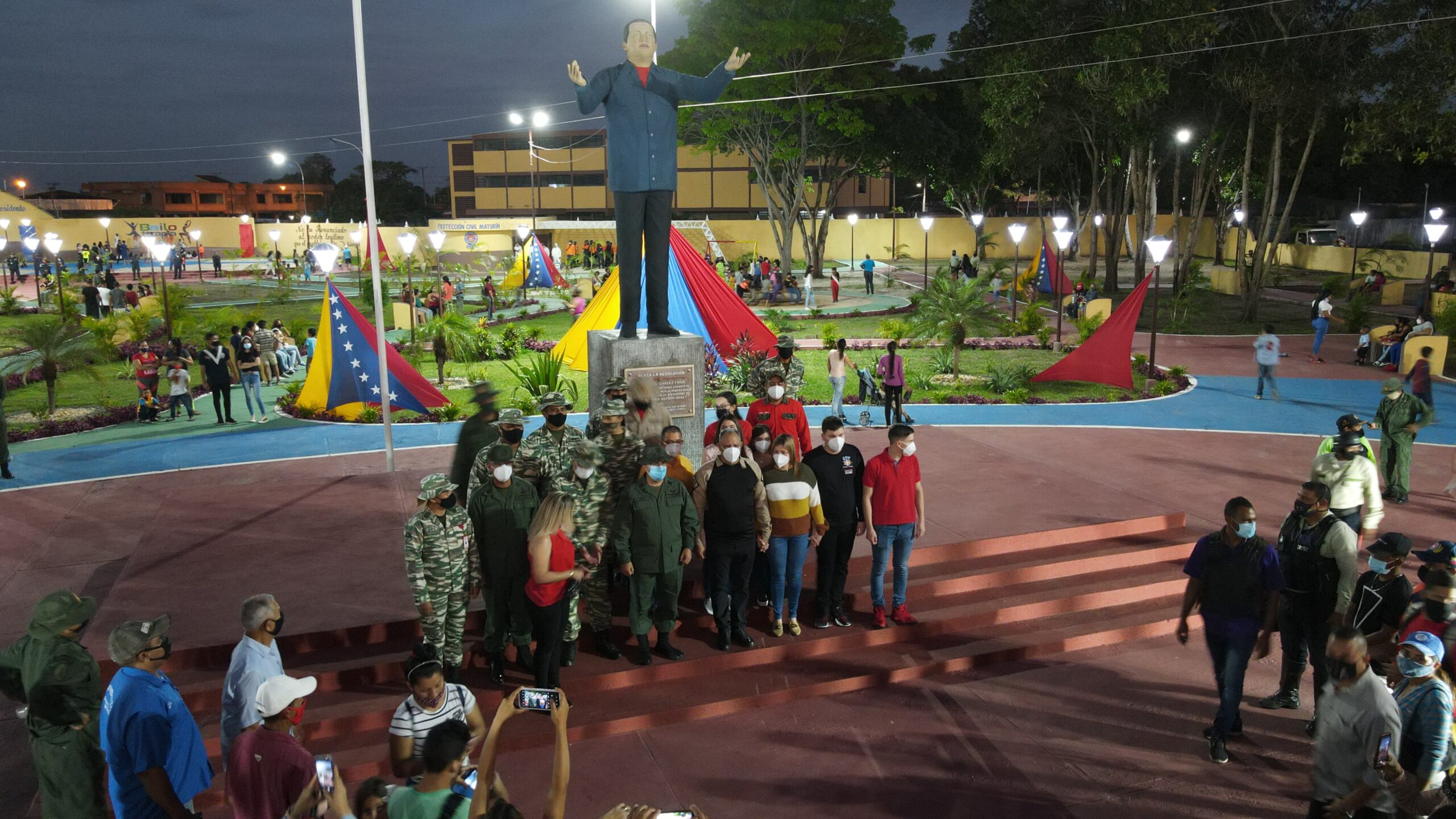 Inaugurada plaza de la revolución Hugo Chávez