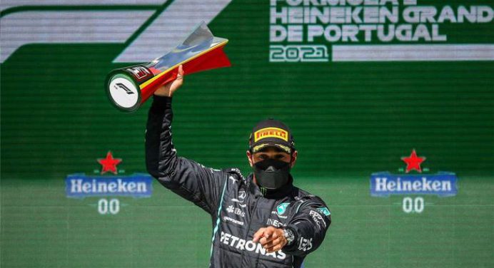Lewis Hamilton dominó el Gran Premio de Portugal