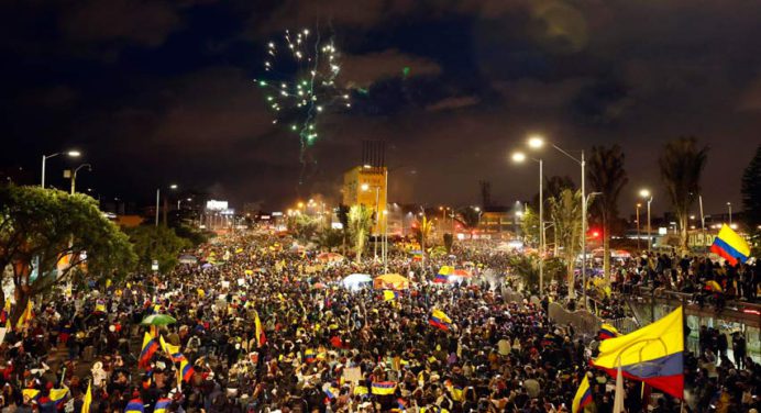 Marchas contra el gobierno colombiano cumplen 18 días