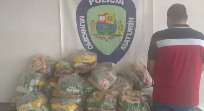 Polimaturín capturó a sujeto por presunta venta de bolsas Clap