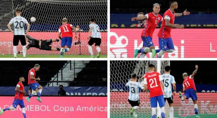 Argentina y Chile debutan con empate en la Copa América