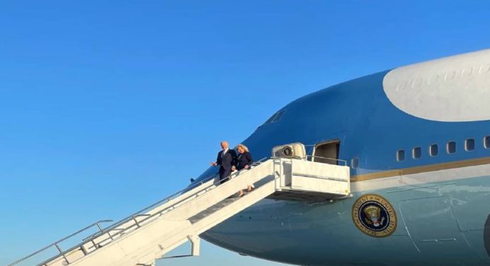 Joe Biden llegó a Reino Unido