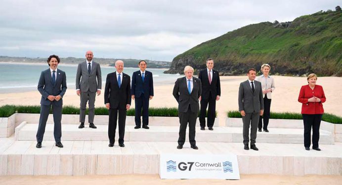 Comienza primera gran cumbre del G7 desde la pandemia