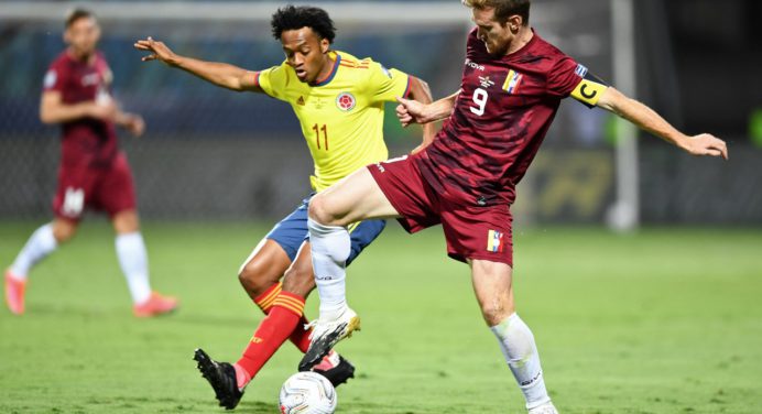 Con Fariñez como figura, Venezuela sumó un punto ante Colombia en Copa América