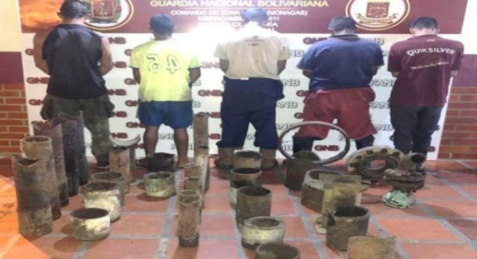 Detenidos por hurto de material estratégico en PDVSA El Furrial