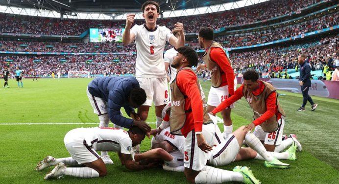 Inglaterra derrotó a Alemania y clasificó a los cuartos de final de la Eurocopa