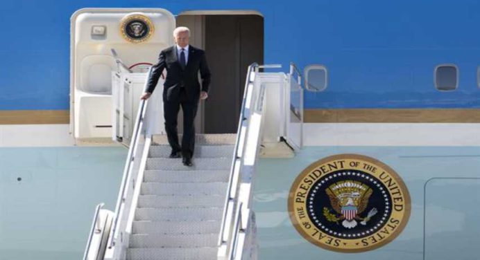 Joe Biden llega a Ginebra para cumbre con Putin