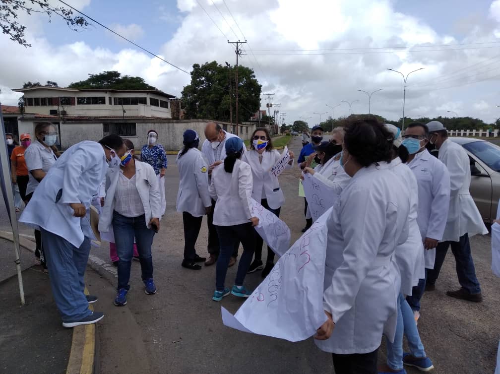 medicos protestan en maturin para exigir jornada de vacunacion masiva laverdaddemonagas.com