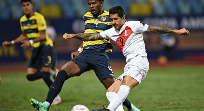 Perú rescató un empate ante Ecuador en la Copa América