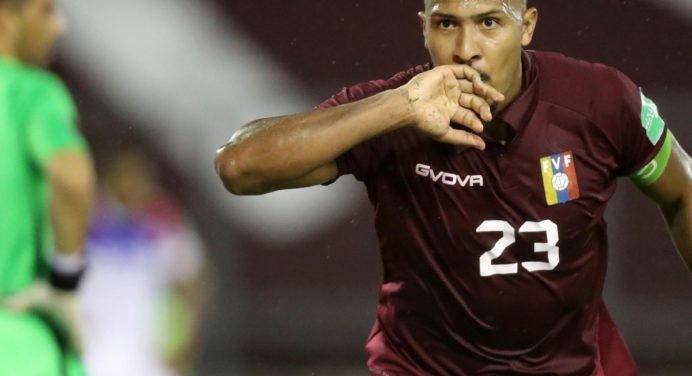 Salomón Rondón no jugará la Copa América 2021