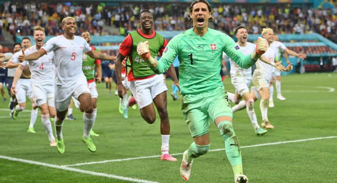 Suiza dio el batacazo en la Eurocopa y eliminó a Francia en penales
