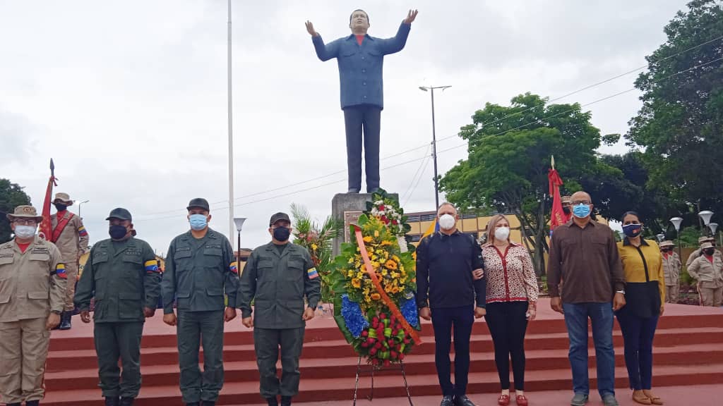 Autoridades recuerdan natalicio de Hugo Chávez en Monagas