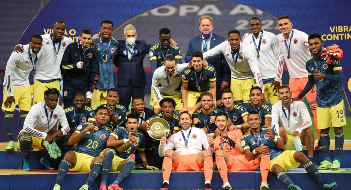 Colombia venció a Perú sobre la hora y quedó tercera en la Copa América