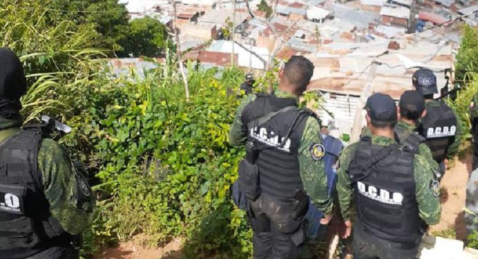 Continúa operativo policial en varias zonas del oeste de Caracas