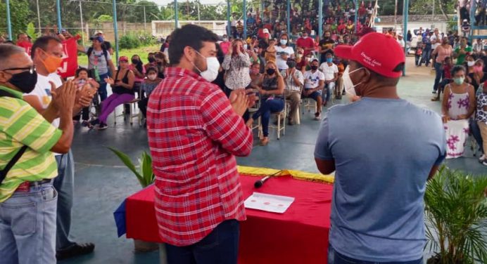 Ernesto Luna valoró labor de las bases del Psuv