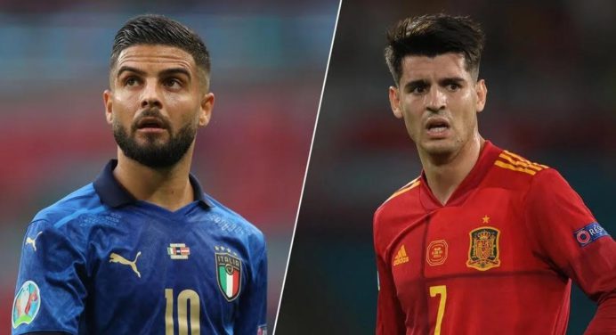 Italia y España se enfrentan hoy para definir al primer finalista de la Eurocopa