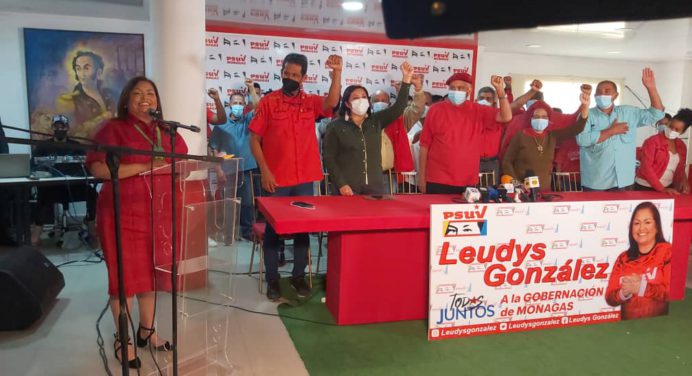 Juramentan comando de campaña de Leudys González en el Psuv Monagas