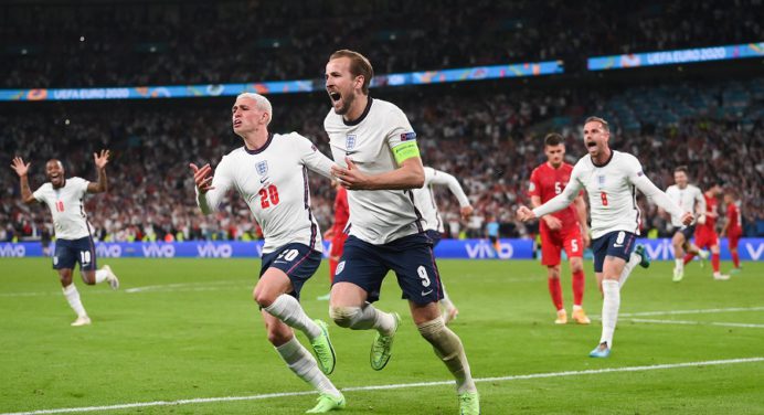 Inglaterra estará por primera vez en una final de Eurocopa