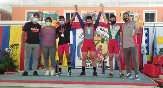 Monagas campeón en Nacional Sub-17 de Levantamiento de Pesas