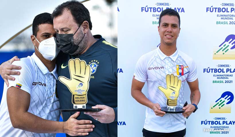 monaguense hengelberth prado elegido mejor portero sudamericano en futbol playa laverdaddemonagas.com hengelbert 0507212