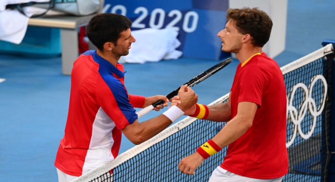 Pablo Carreño deja sin medalla a Novak Djokovic en el tenis olímpico